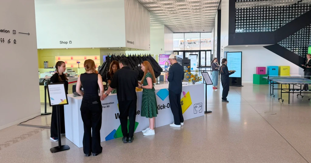 Check-In im Futurium Berlin anlässlich des IFA Kick-Off 2026