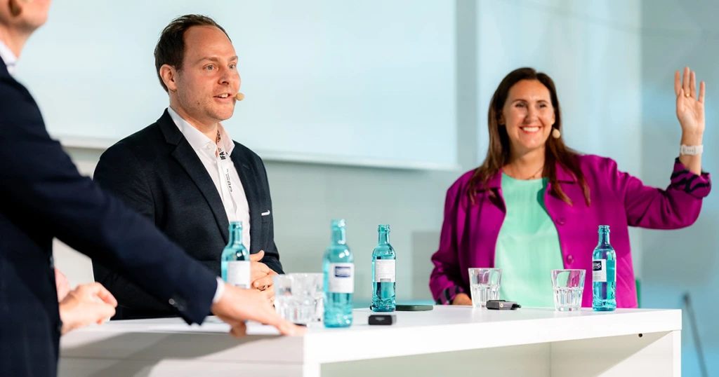 Panelisten mit Carine Chardon zum IFA KickOff
