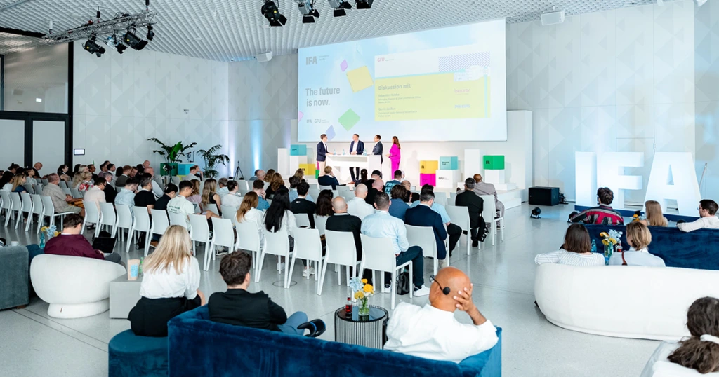 Panel Diskussion auf der IFA Kick-Off Bühne im Futurium Berlin