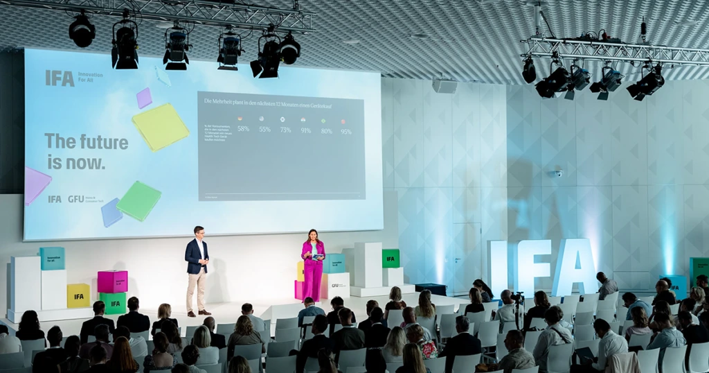 Saal im Futurium während HealthTech Studienpräsentation