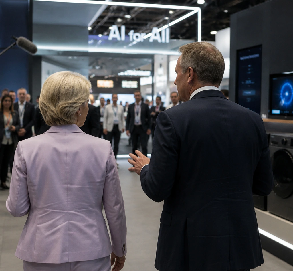 Politiker auf dem IFA-Opening Rundgang