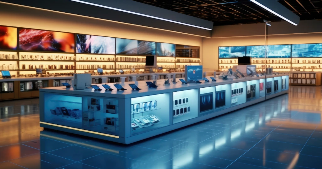 Store mit Tech Produkten und Consumer Electronics